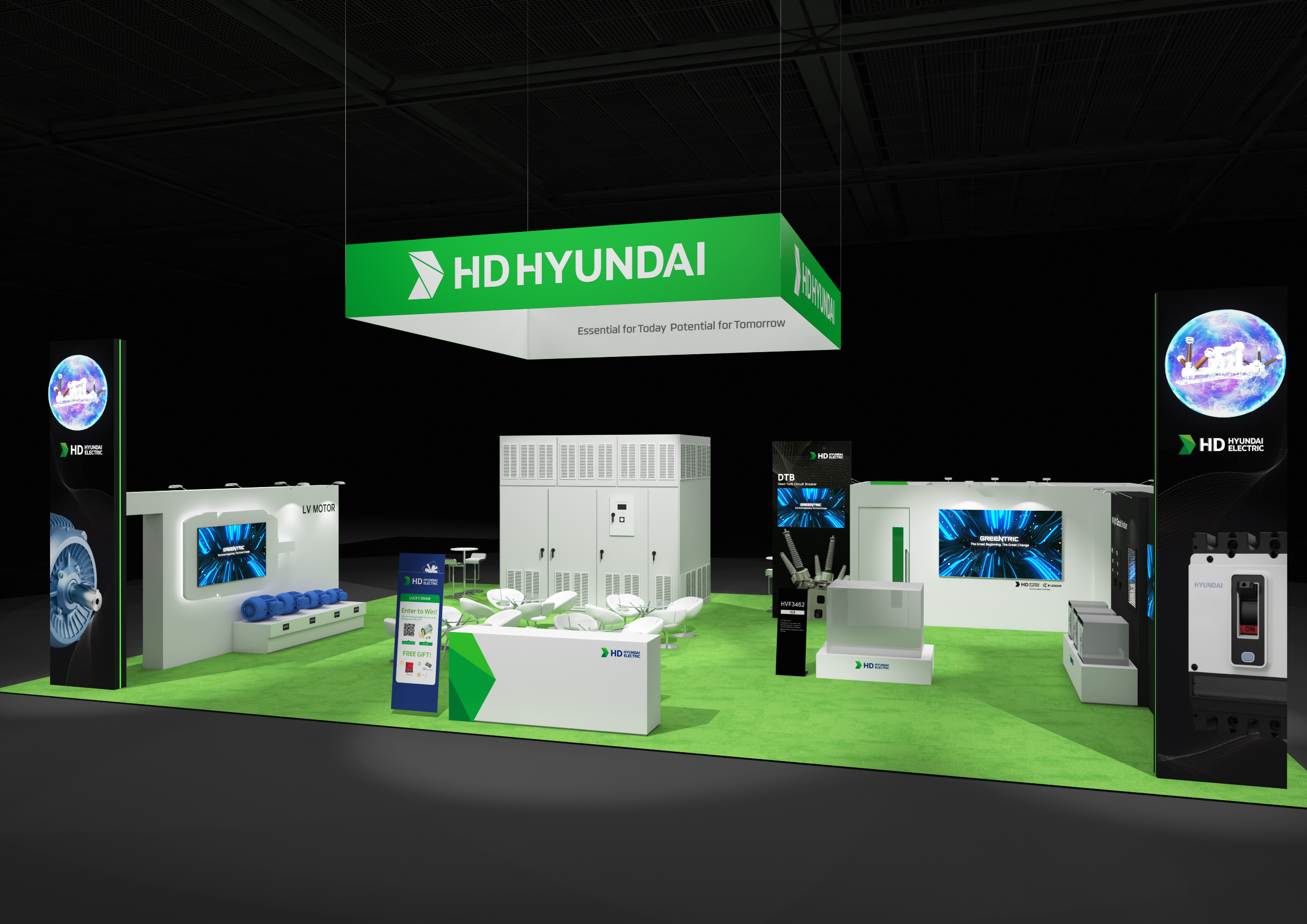 [사진] HD현대일렉트릭 '디스트리뷰테크(DISTRIBUTECH) 2025‘ 부스 조감도.jpg