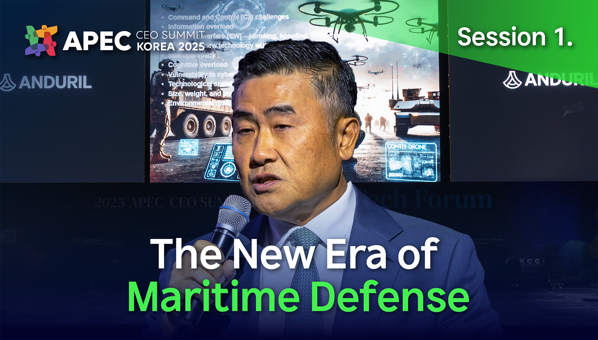 APEC 2025 퓨처테크포럼: SHIPBUILDING Session 1. The New Era of Maritime Defense