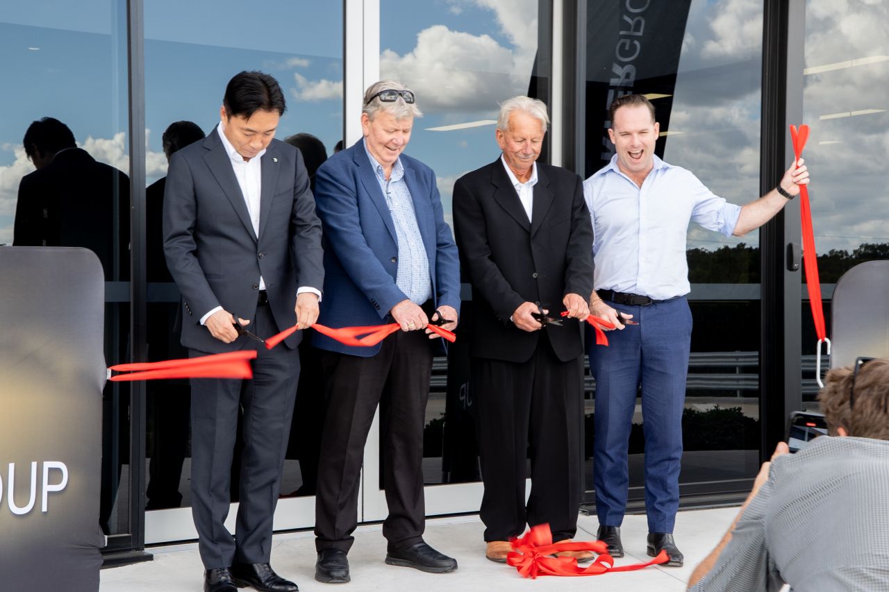 [HD Construction Equipment] The grand opening ribbon cutting with Porter Group, Logan City, and HD Hyundai leaders highlighted strong partnerships and shared momentum driving growth.