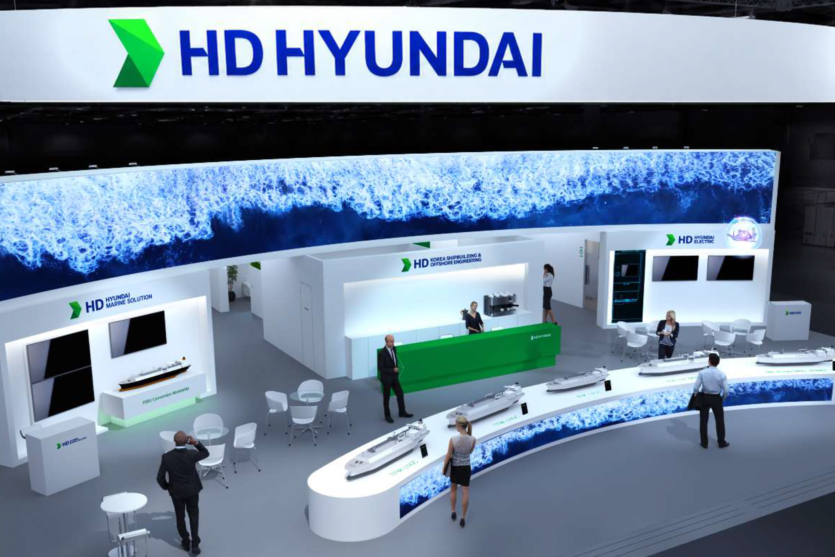 HD현대, 세계 최대 가스展서 조선 미래 청사진 제시